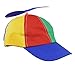 NOVELTY GIANT WWW.NOVELTYGIANT.COM Adult Propeller Brightly Colored Baseball Hat Multicolored