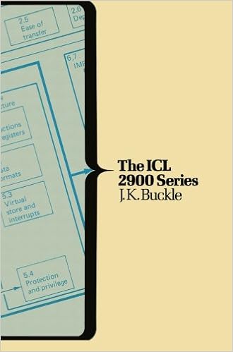 The Icl 2900 Series Macmillan Computer Science Series Books - 