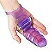 Frisky Double Finger Banger Vibrating G-spot Glove, Assorted (AE593)