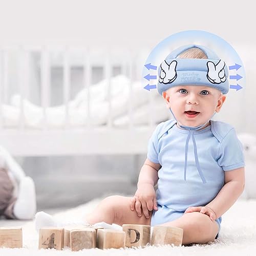 Baby Kopfschutz Helm - 360° Schutz Für Krabbelkinder | Verstellbar & Atmungsaktiv