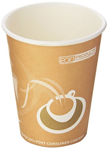 Eco-Products ECOEPBRHC8EWPK Evolution World PCF Hot Cups, 