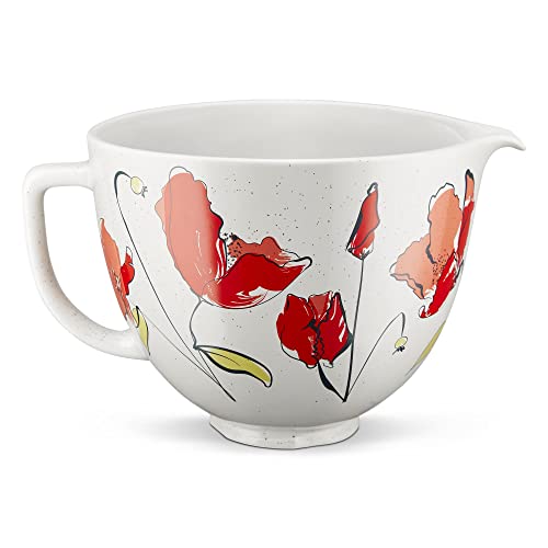 KitchenAid 5Q Poppy Ceramic Bowl
