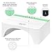 Bonfille 48W LED UV Nail Lamp for Gels Nail Polishes, Quick Drying Fingernails Toenails Curing Lamp with Auto Sensor and 4 Timer Setting (Green)