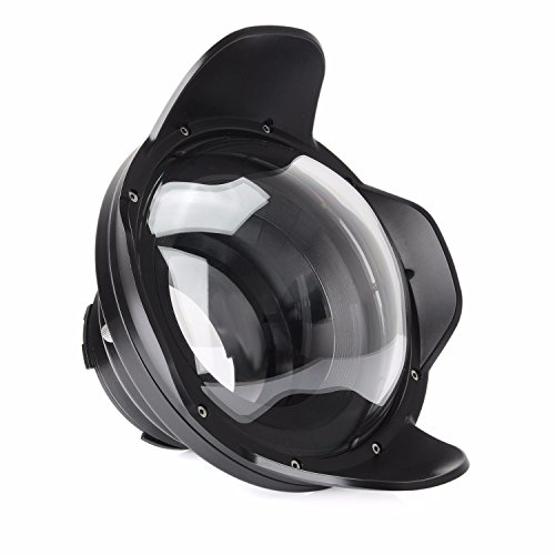Meikon Underwater Camera Housing Case w/Dome Port Kit, 40M/130FT Waterproof Housing for Sony A7 II A7R II A7S II 28-70mm Lens