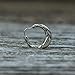 Dragon Hoop Earring for Men 19 mm Men's Earring Sterling Silver Unisex Jewelry Men's Jewelry Handcrafted Unisex earring FREE SHIPPING