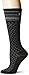 Sockwell Women's Floral Pindot Socks, Small/Medium, Black