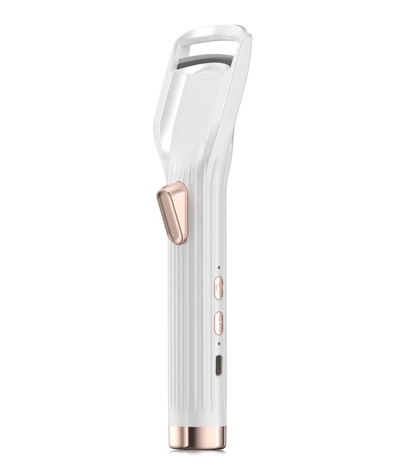 Photo 1 of Heated Eyelash Curler Premium PRO - Fast Heat up in 8s - 24 Hours Long Lasting - Rechargeable Electric Eyelash Curler with Type-C, 2 Heat Modes, Anti-Burn Eyelid, Gift for Women Girls, White-AA