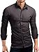 Grin&Bear Slim Fit Men's Stretch Fabric Shirt Dress Shirt, SH500