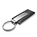 Au-TOMOTIVE GOLD Carbon Fiber Rectangular Leather Key Chain for Jeep Grand Cherokee (Black)