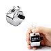 Handheld Tally Counter, Teenitor® Metal Compact 4 Digit Number Clicker Golf Sport Manual Finger Handheld Tally Counter with A Metal Hoop for Convenient Carry