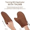 GAIYAH Self Tanning Mitt Tan Mitt - Double Sided Fake Tan Mitt Self Tan Mitt With Thumb Ultra Soft Tanning Mit