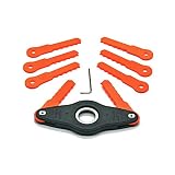Garden NINJA Weed Warrior Blades Compatible with Sun Joe SB601RB Replacement with 8 Easy Load Blades