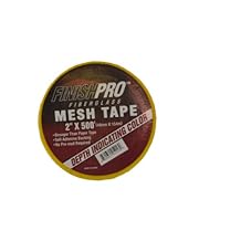 Finish Pro - Cinta de malla de fibra de vidrio, 2-Inch X 500-Foot, Amarillo