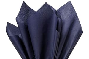 A1 BAKERY SUPPLIES 100 Ct Bulk Tissue Paper Dark Navy Blue 15 Inch X 20 Inch - Premium Tissue Paper Made in USA