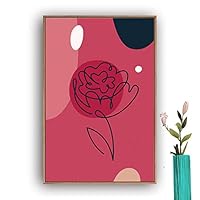 Framed Canvas Wall Art Picasso Poster Print of Woman Canvas Prints Home Artwork Decoration for Living Room,Bedroom - 16x24 inches