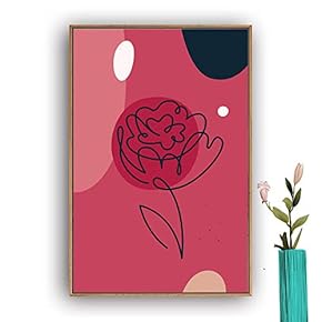 Framed Canvas Wall Art Picasso Poster Print of Woman Canvas Prints Home Artwork Decoration for Living Room,Bedroom - 16x24 inches