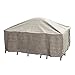 Duck Covers Elite Square Patio Table & Chair Set Cover with Inflatable Airbag to Prevent Pooling, 92-Inch