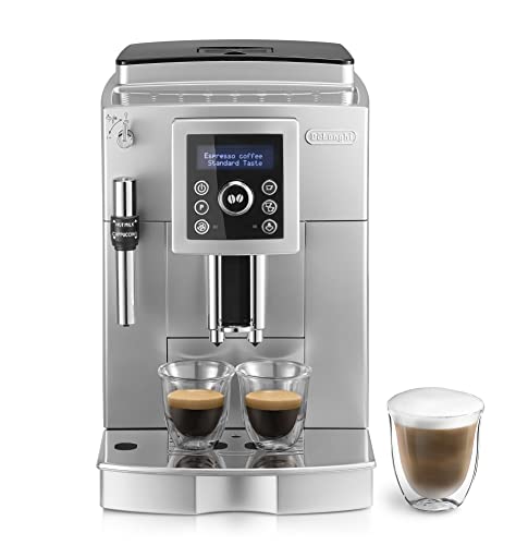 Delonghi Ecam 23420 Sb Cafetière Automatique À Cappuccino Avec Buse Vapeur Cappuccino Gris/Noir (Import Allemagne)