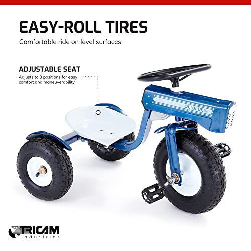 Tricam GCK-31 Kids Tractor Tricycle with Adjustable Seat, Steel ...