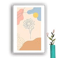 Framed Canvas Wall Art Picasso Poster Print of Woman Canvas Prints Home Artwork Decoration for Living Room,Bedroom - 16x24 inches