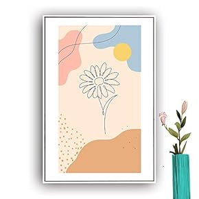 Framed Canvas Wall Art Picasso Poster Print of Woman Canvas Prints Home Artwork Decoration for Living Room,Bedroom - 16x24 inches