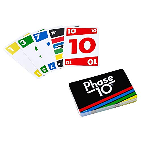 Mattel Games GWP96 - UNO, Phase 10 und Pic Flip-Sammeldose, 3 Mattel-Kartenspiele für Spieler ab 7 Jahren, Dekorative… – Bild 5