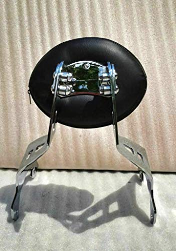 Y46 YAMAHA RAIDER SCL FIXED MOUNT PASSENGER BACKREST & CUSTOM PAD CHROME