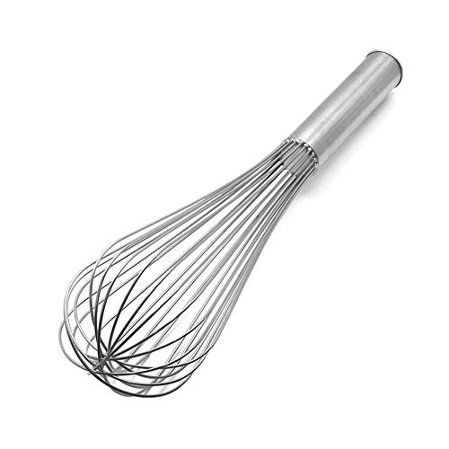 Stainless Steel Eggs Beater,10 inch/12 inch Food Mixer Beater Heavy Duty Hanging Hook,Beater Cream Bar Blender Stir Whisk Stainless Steel Household Manual Eggs(10 Inch)