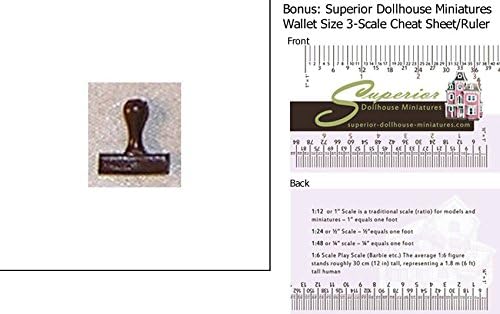 Dollhouse Miniature Rubber Stamp