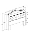 South Shore Summer Breeze Kids Bookcase Bed 4-Piece Bedroom Set, Full, White Wash