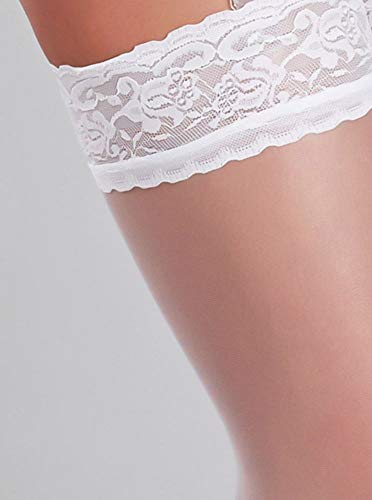 BrautChic-Calze-Autoreggenti-da-Sposa-con-Pizzo-Calze-Autoreggenti-Eleganti-Specialmente-per-Matrimoni-Trasparente-Pizzo-Elastico-8cm-Silicone-PhNeutro-17DEN
