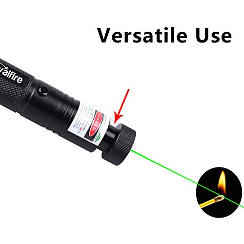 Green Light Pointer, Loyalfire Tactical High Power Pen Visible Beam with Adjustable Focus for Hunting Hiking Outdoor Projector Travel Flashlight LED Interactive Baton