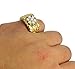 NewAgeBling Cluster Nugget 14k Gold Tone AAA Cz Hip Hop Iced Pinky Ring Size 5-13