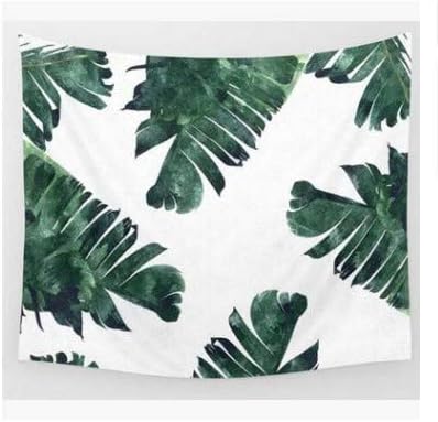 Tropical Palm Leaves Wall Hanging Tapestry Green Polyester Tapestries For Living Room Bedroom Home Decor 150x200cm
