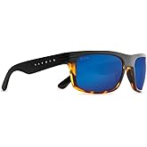 Kaenon Unisex Burnet Sunglasses - Matte Black Tortoise | Ultra Pacific Blue