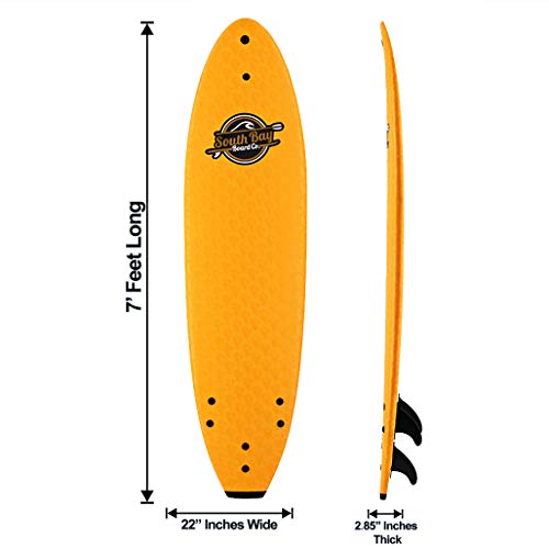 South Bay Board Co. Premium Soft Top Surfboard Fun, PerformanceFocused