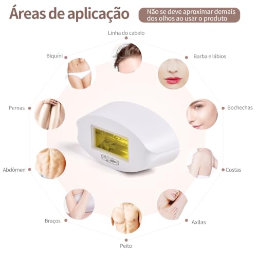 Depilador e Rejuvenescedor a Laser Permanente Luz Pulsada Lescolton T-009i