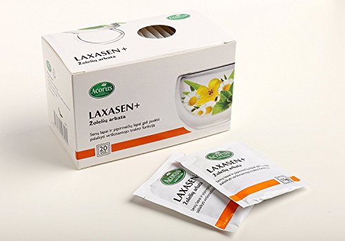 ACORUS Laxasen - Laxative Natural Herbal Tea (20 tea bags)