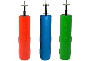 MERMAID GEAR Foldable Ice Fishing Tip Up - Patented Firehouse R-Tek Claw Flag Fishing Pole Indicators Orange Gift Walleye Crappie Heavy-Duty Spool Tackle Hole Down Tip Sensitive Fins Braid Line (3-Pack OGB)