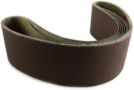 3 X 79 Inch 80 Grit Metal Sanding Belts, 4 Pack