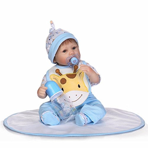 Pinky Reborn Lifelike and Handmade 20inch 50cm Soft Silicone Babies Reborn Baby Dolls Realistic Vinyl Newborn Doll Sleeping Girl Xmas Gift