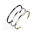 Adjustable Stainless Steel Women Bracelets with Names Personalized Love Cuff Bangle Bracelets for Friends