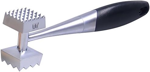 Hammer Non-slip Handle Made Of Zinc Alloy + Abs Double Sided Design Meat With Ergonomic Grip
