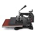 Mophorn Heat Press 15x15 inch 6pcs Heat Press Machine 1050W Multifunctional Sublimation Dual LED Display Heat Press Machine for t Shirts Swing Away Design (15x15Inch, 6IN1 Element)
