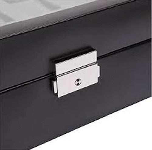 Wolf Designs 99507 Heritage 10 PC Watch Box with Glass Cover