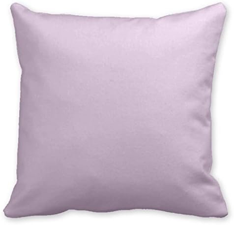 Just Redo Pretty Rose Pink Solid Color Pillow Cushion Cover Travel Pillow Case