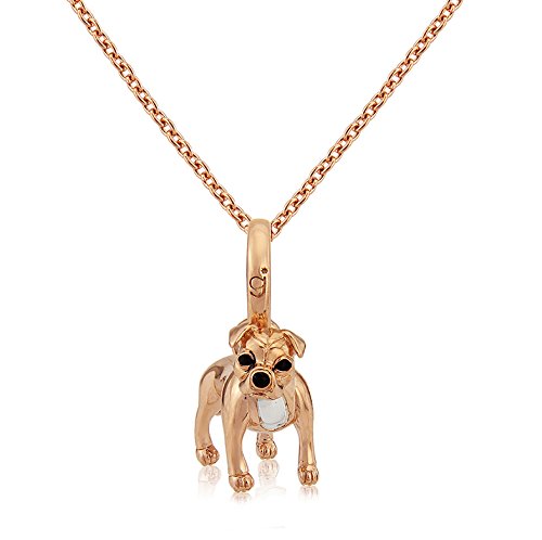 Gemma J Rose Gold Staffordshire Terrier Pendant