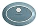 Rachael Ray Cucina Dinnerware 10-Inch x 14-Inch Stoneware Oval Platter, Agave Blue