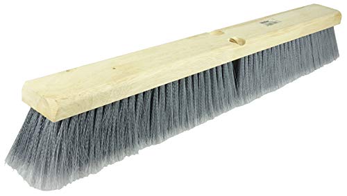 Weiler 77013 18" Vortec Pro Fine Sweep Floor Brush, Flagged Grey Polystyrene Fi…