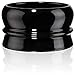 Fine Heavy Stoneware Stackable Shave Soap Bowl - Shaving Bowls For Men - Lather Mug For Wet Shavers - Black